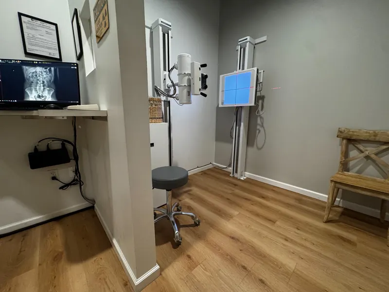 Digital X-ray room at 100% Chiropractic Austin Rosedale